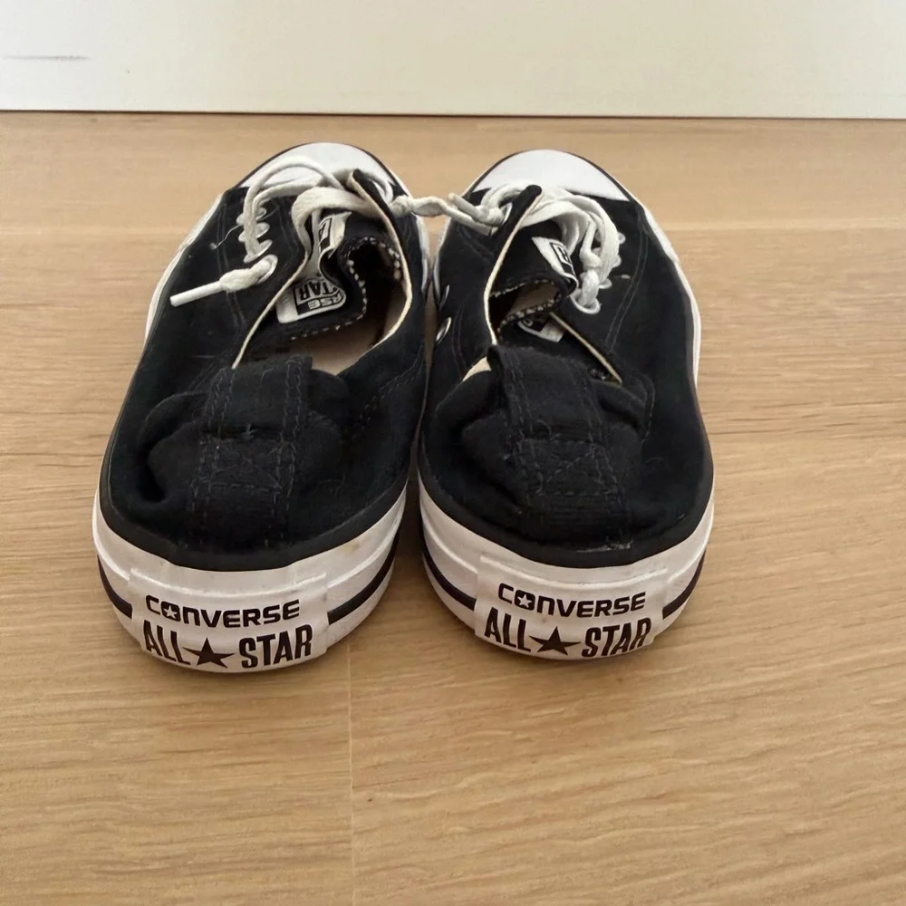 CHUCK TAYLOR ALL STAR SHORELINE SLIP-ON SNEAKER women’s size 7 black - Picture 3 of 6